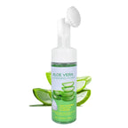 PHISYA Aloe Vera Cleansing Foam – Gentle pH-Balanced Face Wash with Built-In Brush, Multi-Purpose Deep Cleanser PHISYA