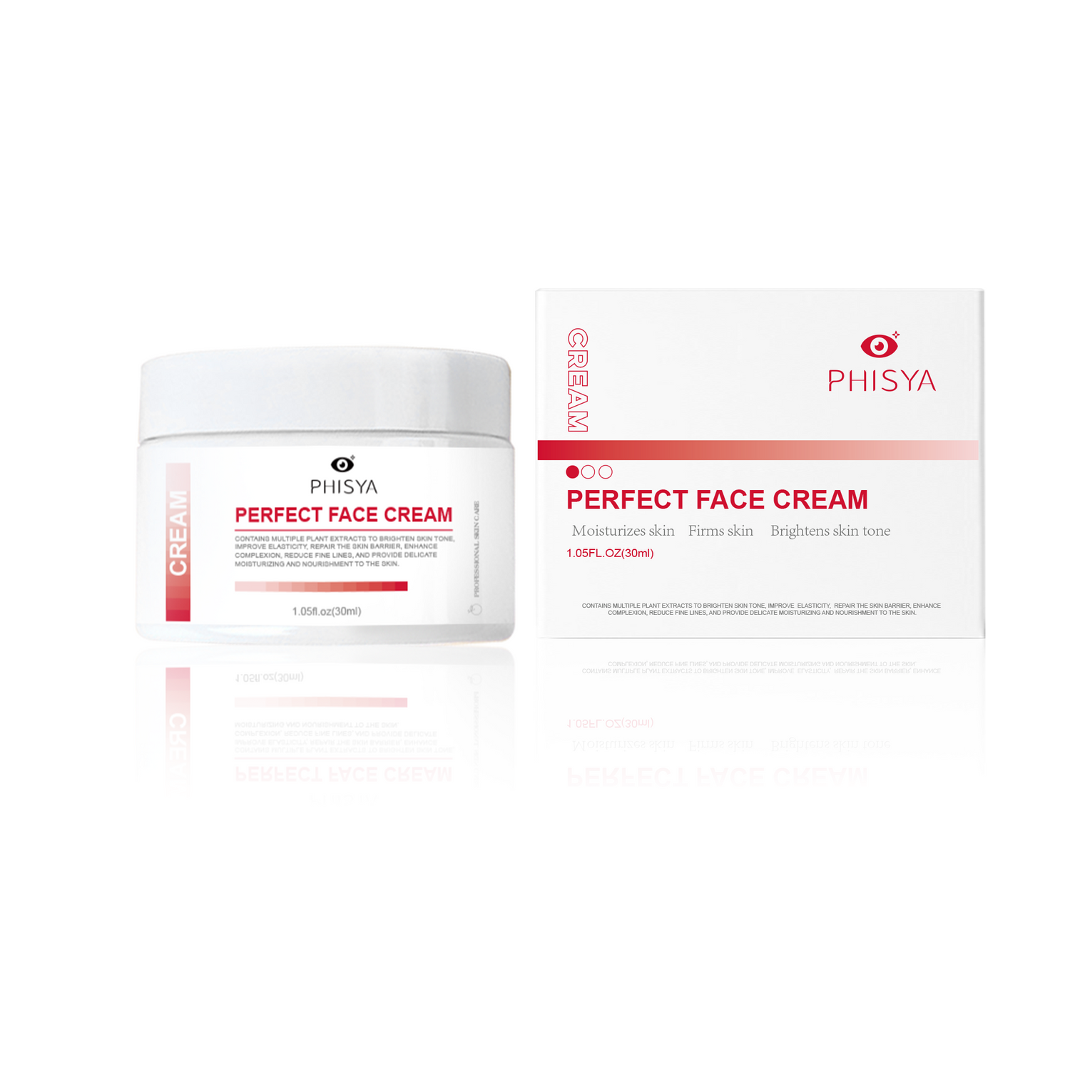 PHISYA Perfect Face Cream – Restorative Moisture Cream Enriched with Niacinamide, Alpha-Arbutin & Antioxidant-Rich Botanicals PHISYA