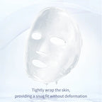 PHISYA Collagen Hydrating Facial Mask – Moisturizing, Firming & Revitalizing Sheet Mask with Hyaluronic Acid PHISYA