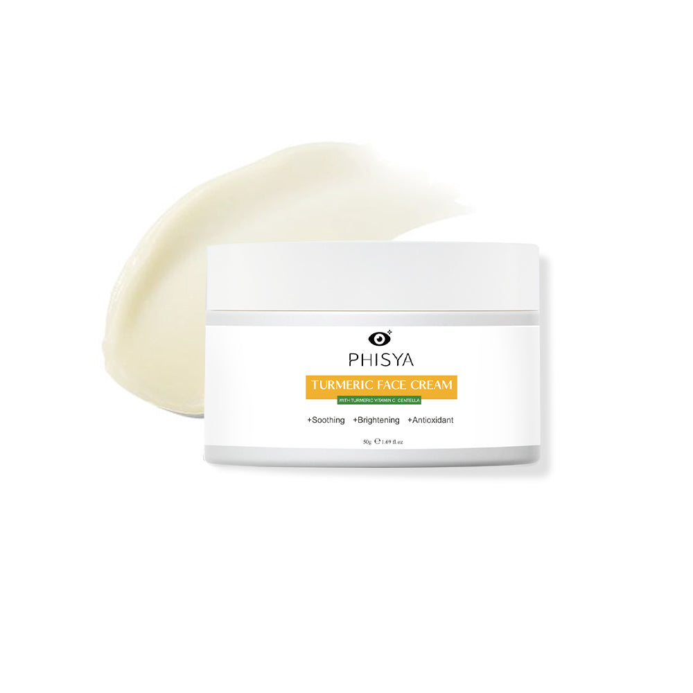 PHISYA Turmeric Moisture Cream – Soothing Antioxidant Hydrator with Turmeric & Centella for Radiant Skin PHISYA