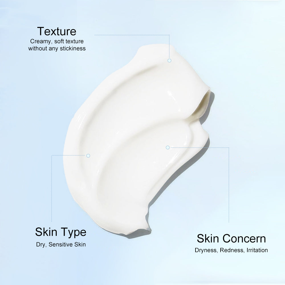 PHISYA Centella Calming & Soothing Cream – Restorative Barrier Moisturizer with Centella Asiatica & Mussel Extract PHISYA