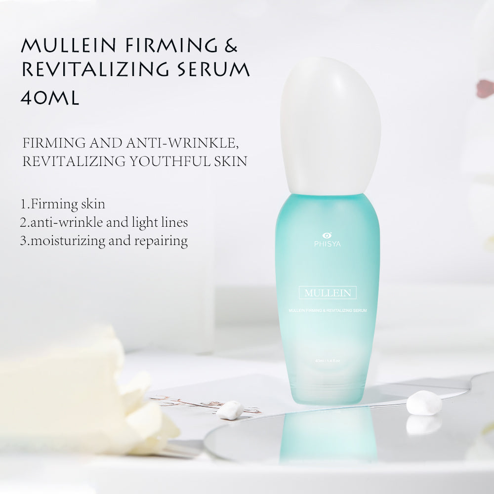 PHISYA Mullein Balancing & Revitalizing Serum – Skin-Renewal Elixir with Verbascum Thapsus, Peptides & Botanical Nutrients PHISYA