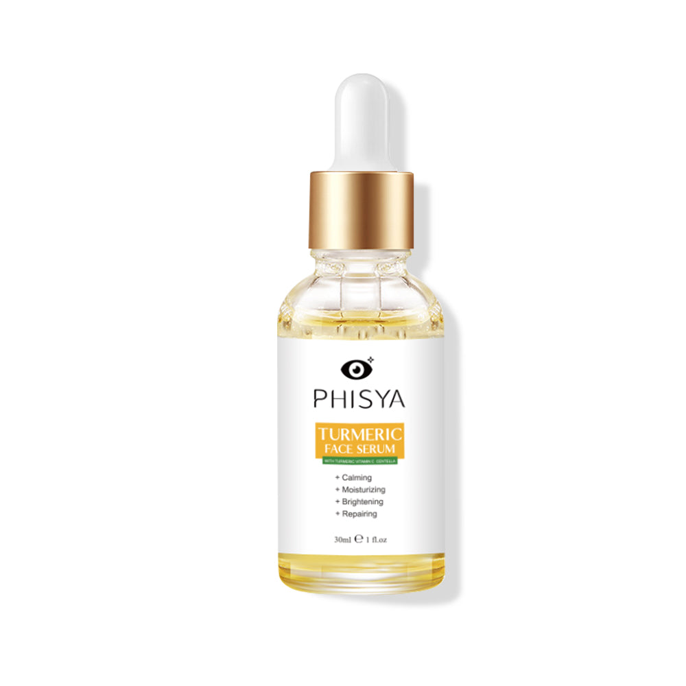 PHISYA Turmeric Brightening Serum – Calming & Repairing Concentrate with Antioxidants for Even-Toned, Glowing Skin PHISYA