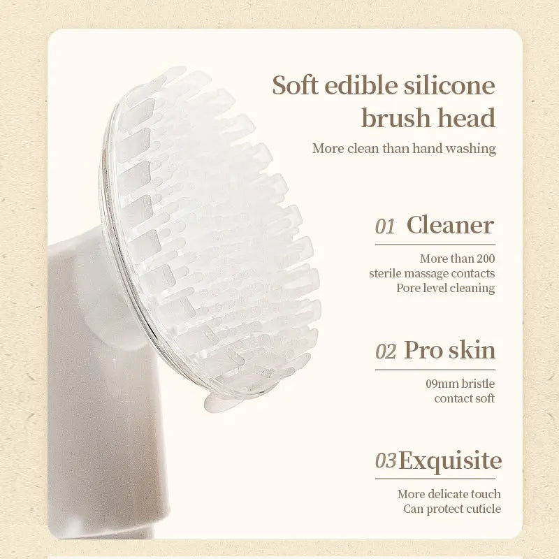 PHISYA Aloe Vera Cleansing Foam – Gentle pH-Balanced Face Wash with Built-In Brush, Multi-Purpose Deep Cleanser PHISYA