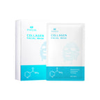PHISYA Collagen Hydrating Facial Mask – Moisturizing, Firming & Revitalizing Sheet Mask with Hyaluronic Acid PHISYA