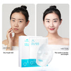 PHISYA Collagen Hydrating Facial Mask – Moisturizing, Firming & Revitalizing Sheet Mask with Hyaluronic Acid PHISYA