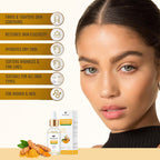 PHISYA Turmeric Facial Oil – Nourishing Anti-Aging Elixir with Vitamin E & Botanical Oils for Youthful Glow PHISYA