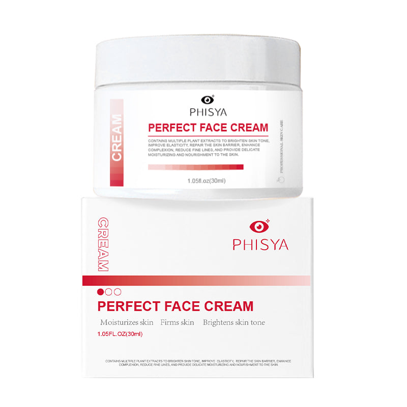 PHISYA Perfect Face Cream – Restorative Moisture Cream Enriched with Niacinamide, Alpha-Arbutin & Antioxidant-Rich Botanicals PHISYA