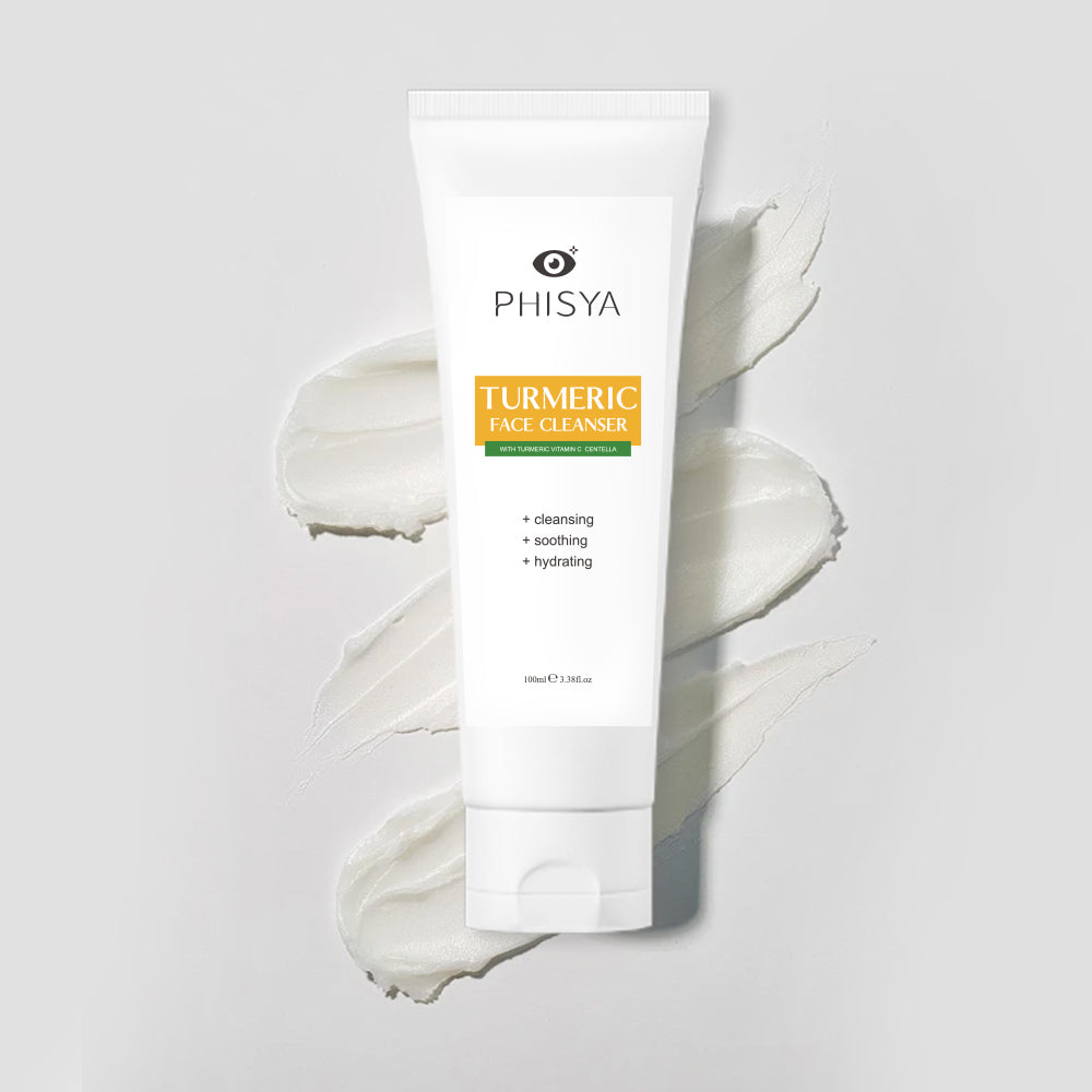 PHISYA Turmeric Foaming Cleanser – Gentle Brightening Face Wash for Clear, Healthy-Looking Skin PHISYA