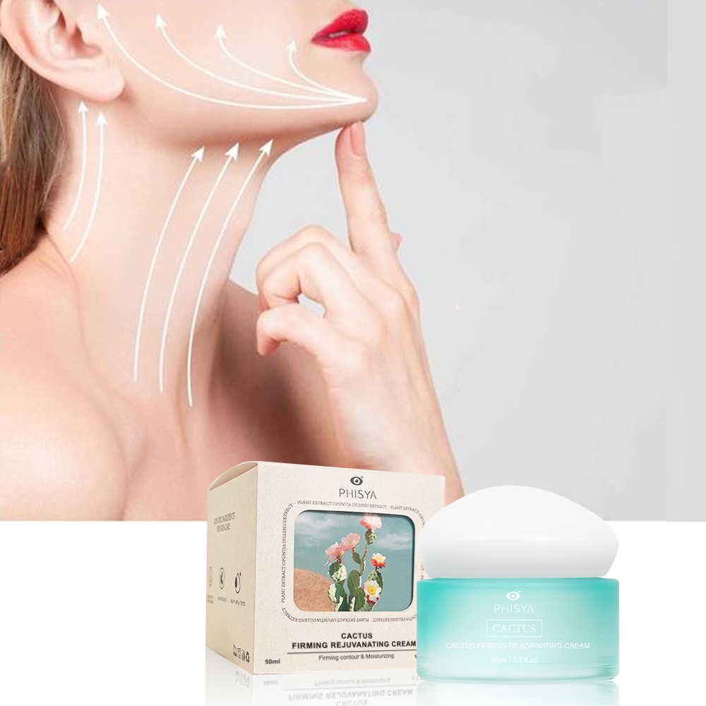 PHISYA Cactus Firming & Rejuvenating Cream – Deep Hydration Face Cream with Opuntia Cactus & Allantoin PHISYA