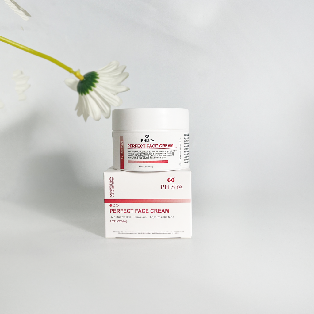 PHISYA Perfect Face Cream – Restorative Moisture Cream Enriched with Niacinamide, Alpha-Arbutin & Antioxidant-Rich Botanicals PHISYA