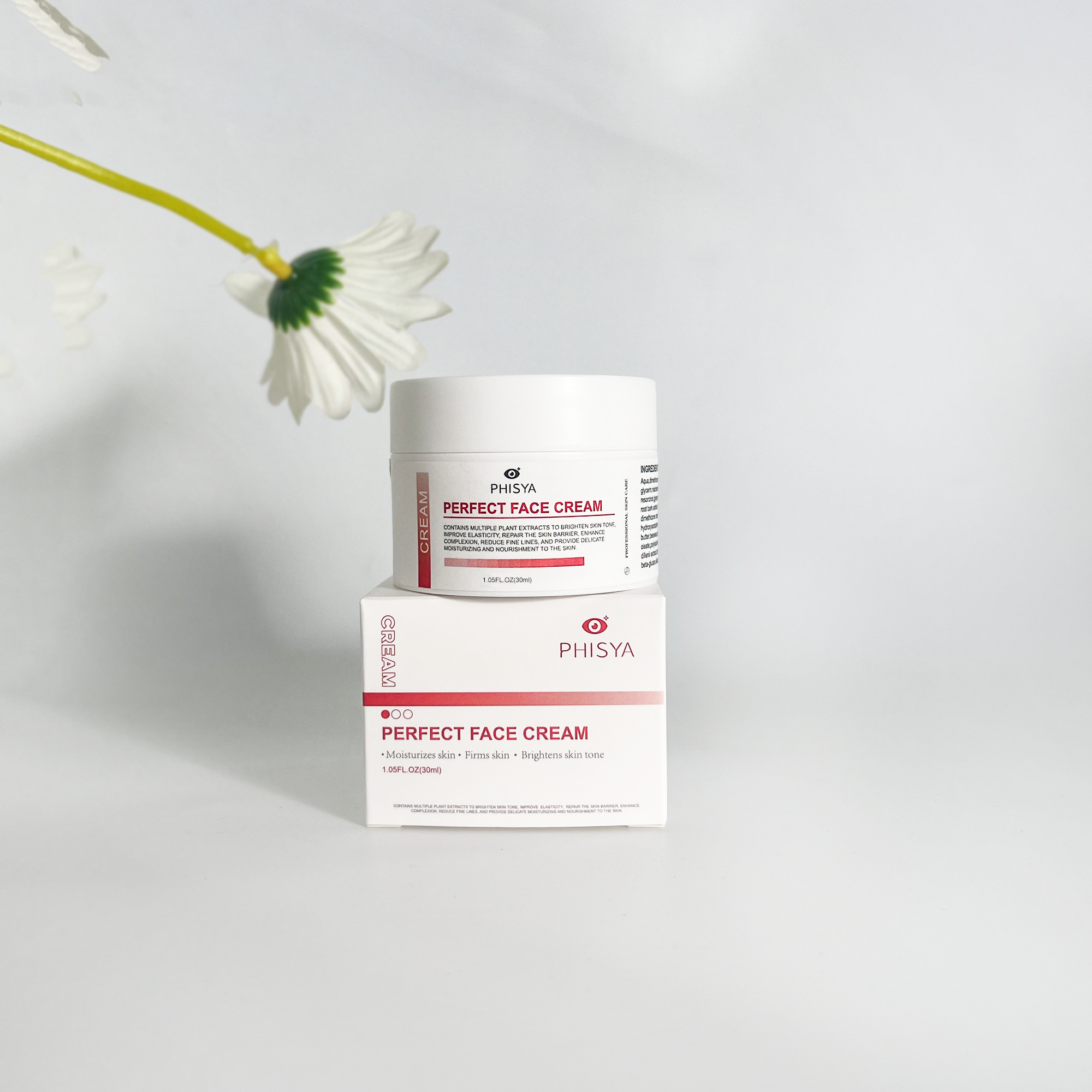 PHISYA Perfect Face Cream – Restorative Moisture Cream Enriched with Niacinamide, Alpha-Arbutin & Antioxidant-Rich Botanicals PHISYA