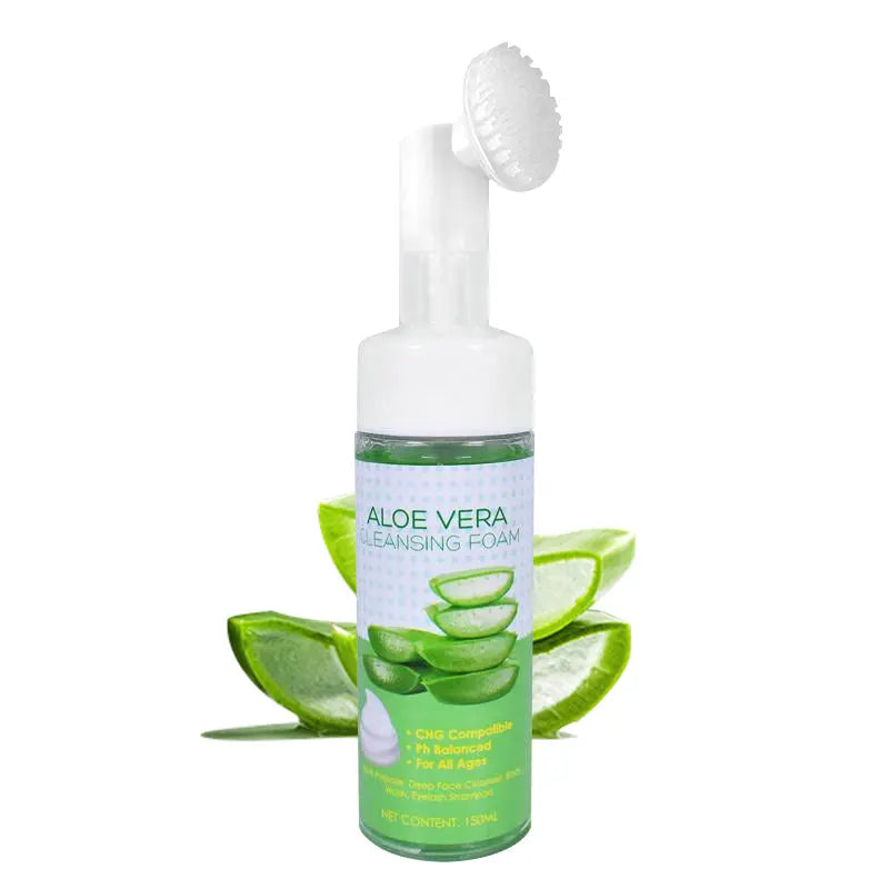 Experience soothing hydration with PHISYA's Aloe Vera Cleansing Foam, a gentle face wash for all skin types. Shop now for healthier skin!