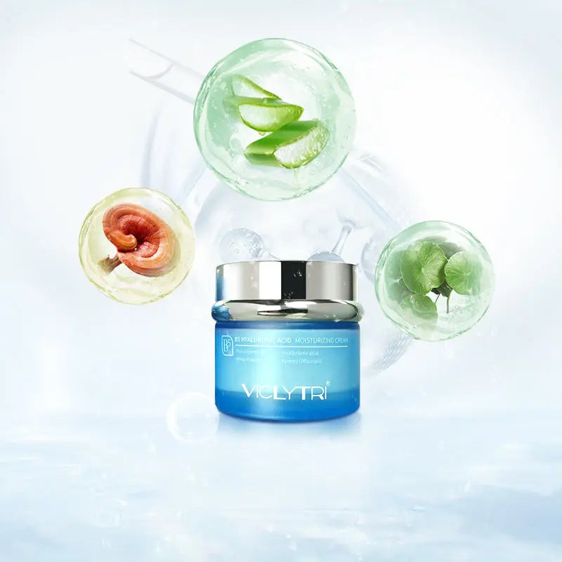 Revitalize your skin with VICLYTRI's B5 Hyaluronic Acid Face Cream, offering deep hydration and repair for a youthful glow. Shop now and save!