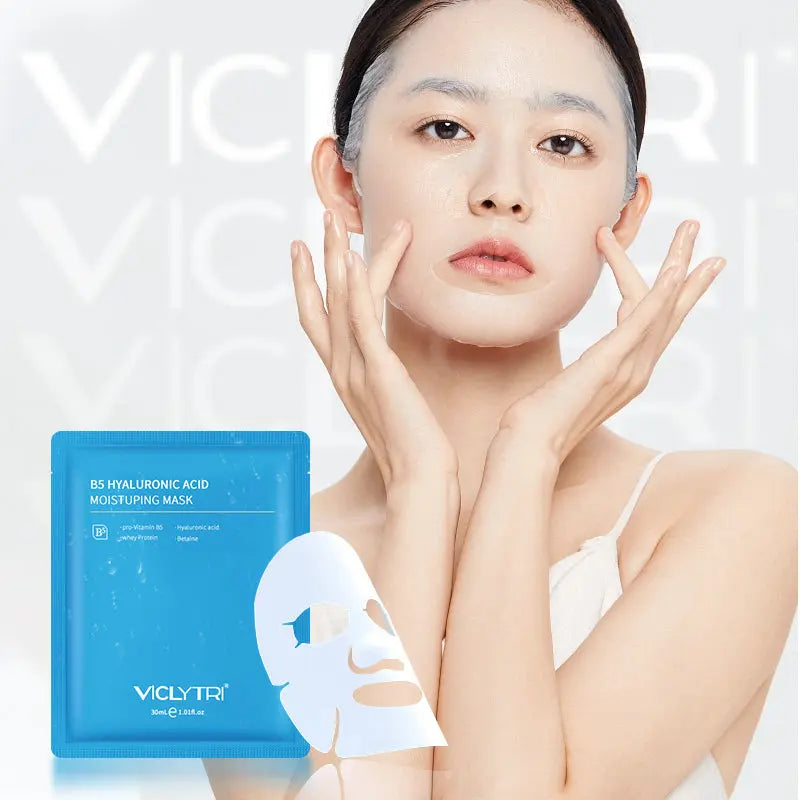 Revitalize your skin with VICLYTRI's B5 Hyaluronic Acid Face Mask. Intense hydration and anti-aging benefits in one luxurious treatment.